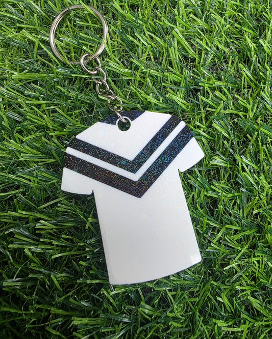Personalised 3D Printed Sports Shirt Keyring