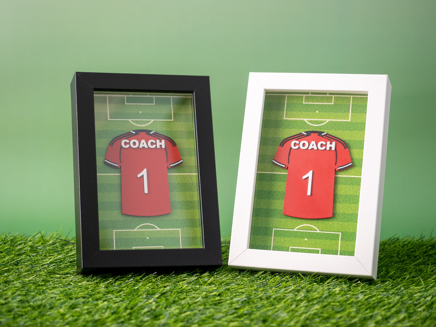 Club Inspired Personalised 3D Printed Football/Rugby Framed Shirt