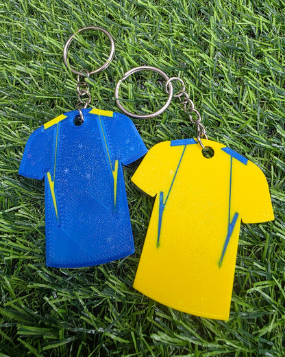 Personalised 3D Printed Sports Shirt Keyring