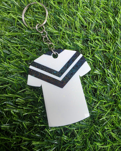 Personalised 3D Printed Sports Shirt Keyring