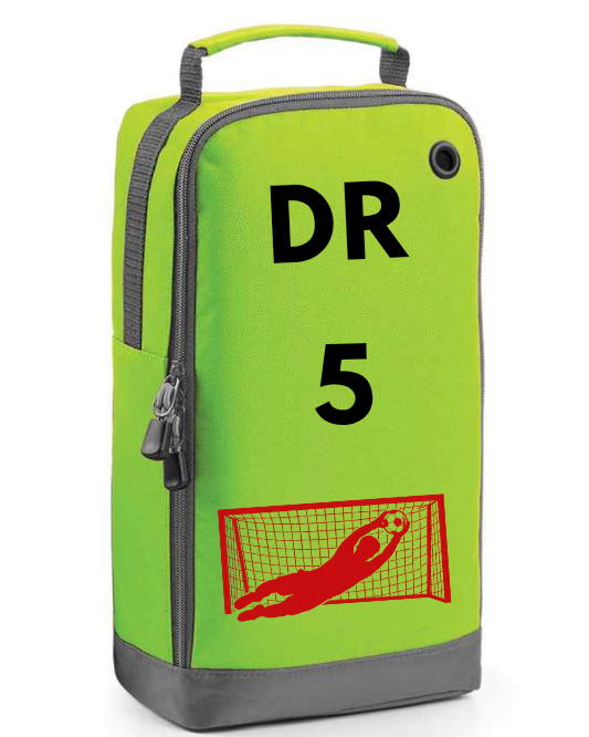 Personalised Sports Boot Bag with Name & Number