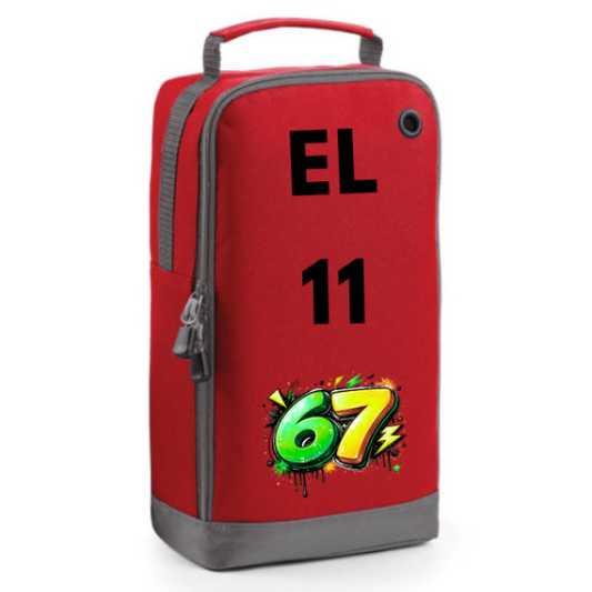 Personalised Sports Boot Bag with Name & Number